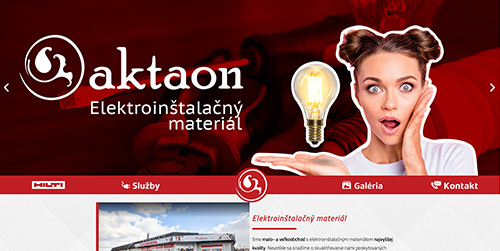elektroinštalačný materiál aktaon