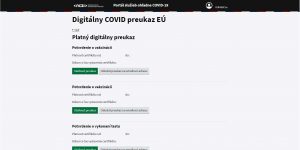 Digitálne COVID preukazy EÚ